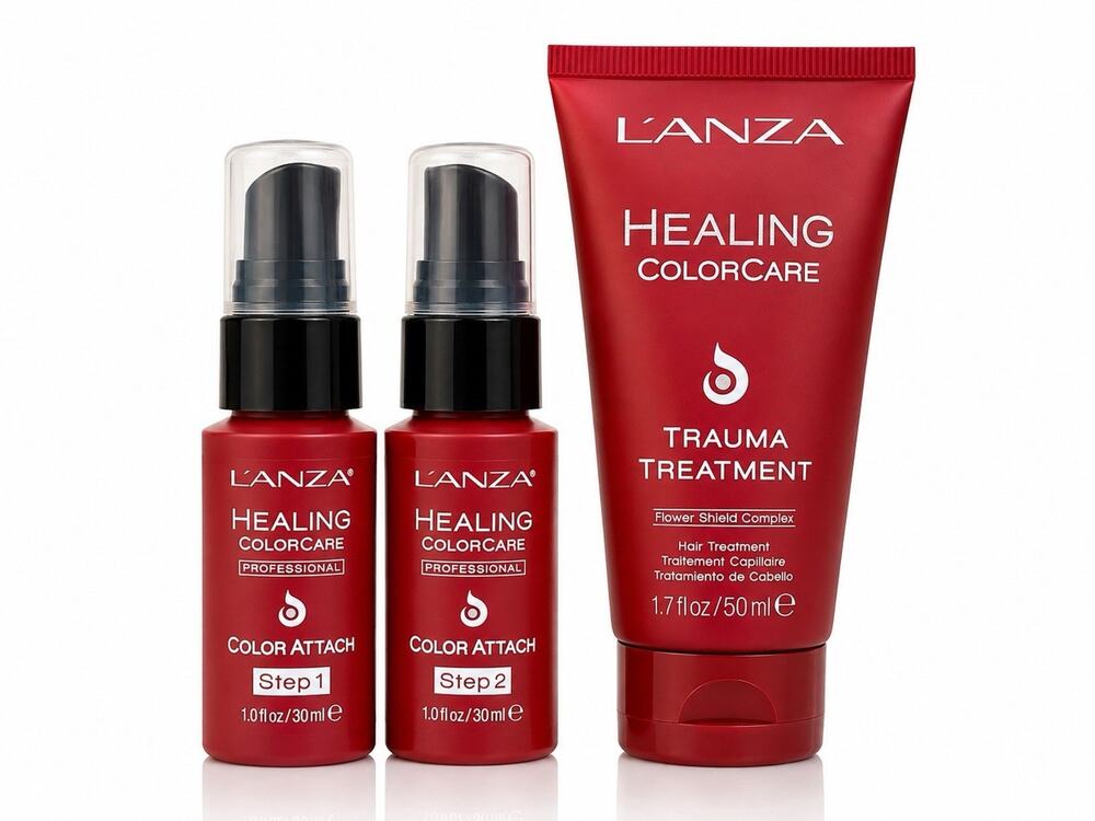 L’ANZA Healing ColorCare Color Attach Step 1 & 2 + Trauma Treatment Set
